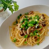 減塩!!ツナとしめじの和風パスタ